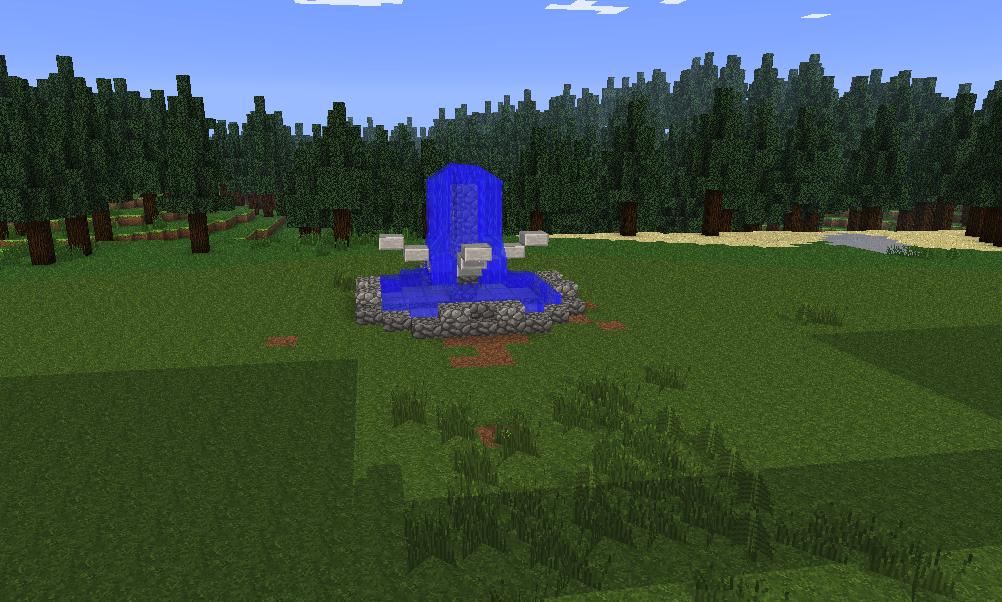 Medieval Fountain Minecraft Project