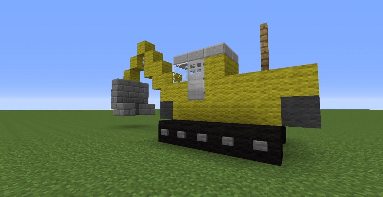 Modern excavator Minecraft Project