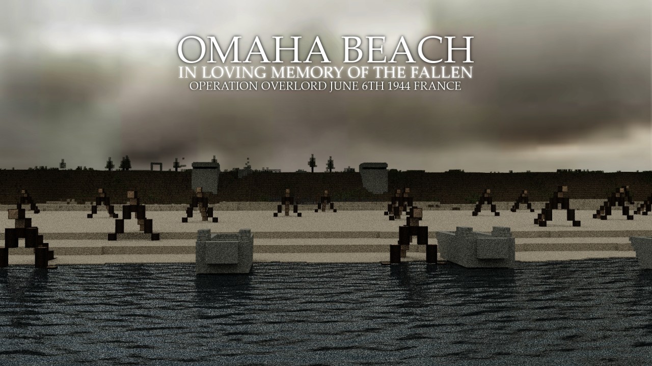 OMAHA BEACH, NORMANDY, FRANCE Minecraft Project