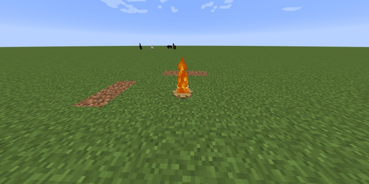 {14w32d} campfire made using the new Armor stands Minecraft Project