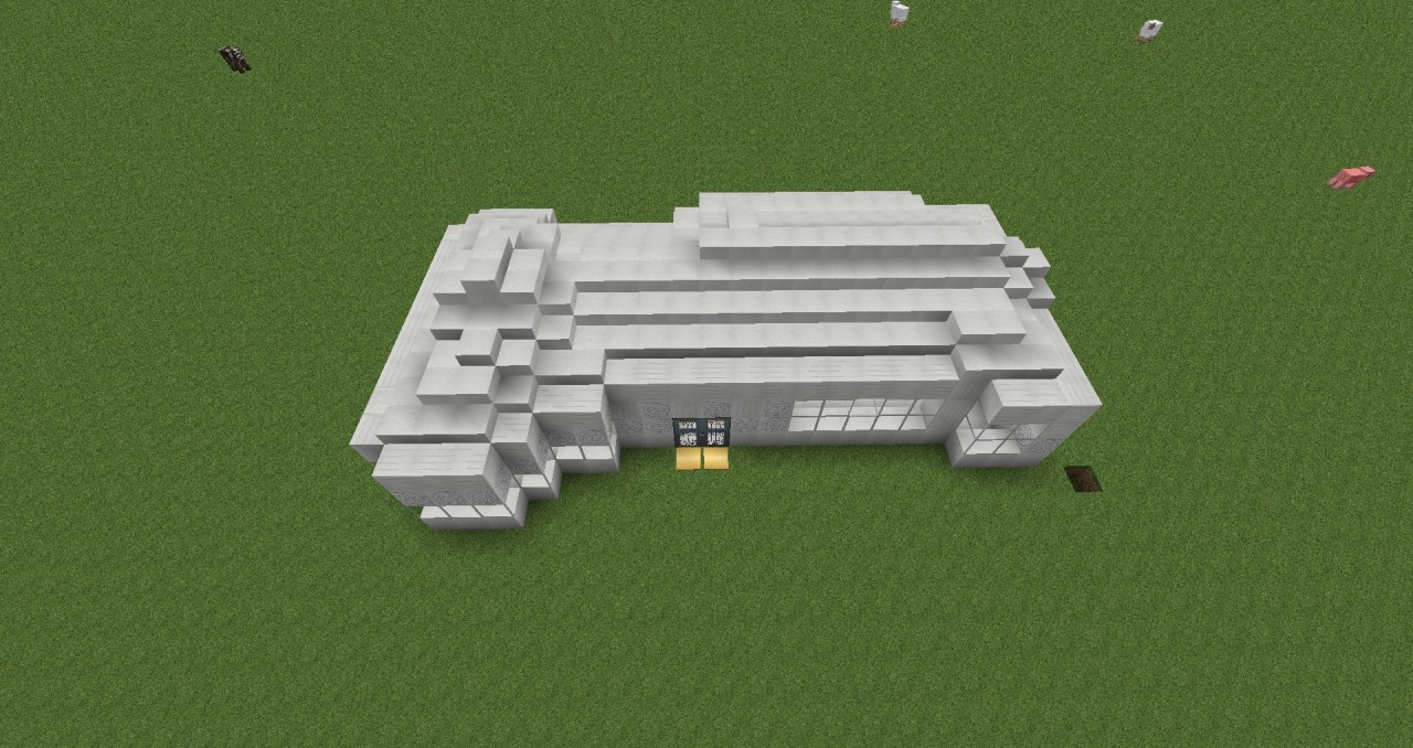 Minecraft quartz building Minecraft Project