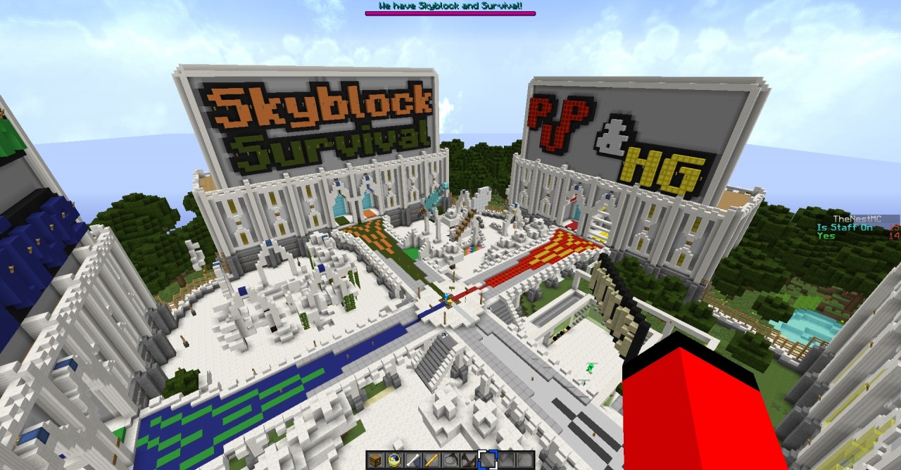 Hub Server Factions, PvP, OP Prison, Plots And More Minecraft Server