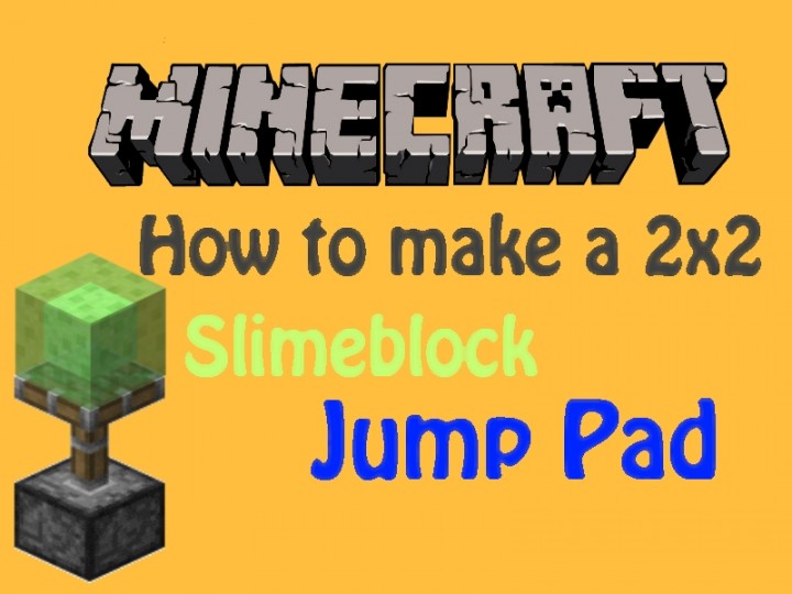 2x2 Slimeblock Jump Pad Minecraft Tutorial Minecraft Project