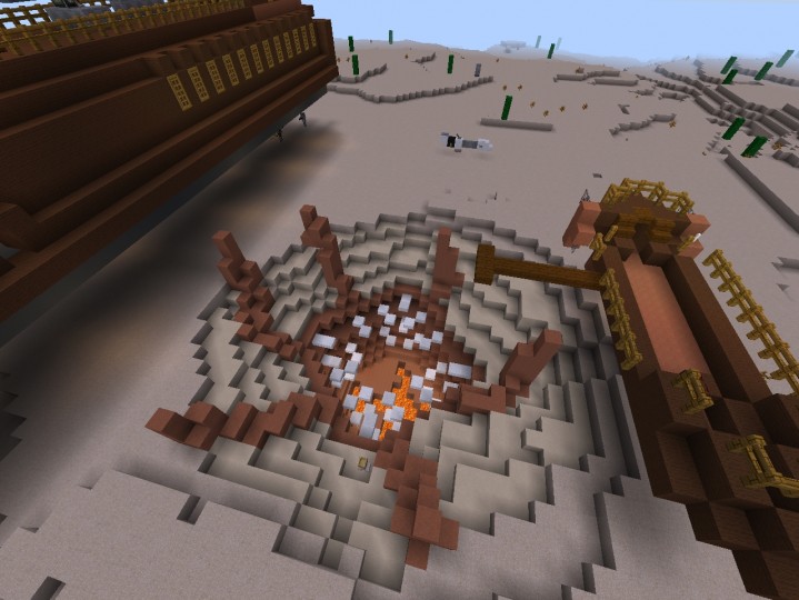 Empire Strikes Block Jabba the Hutt's Palace Minecraft Project