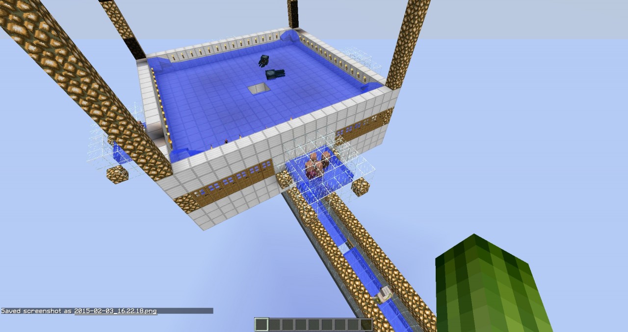 Minecraft Create Iron Farm Schematic