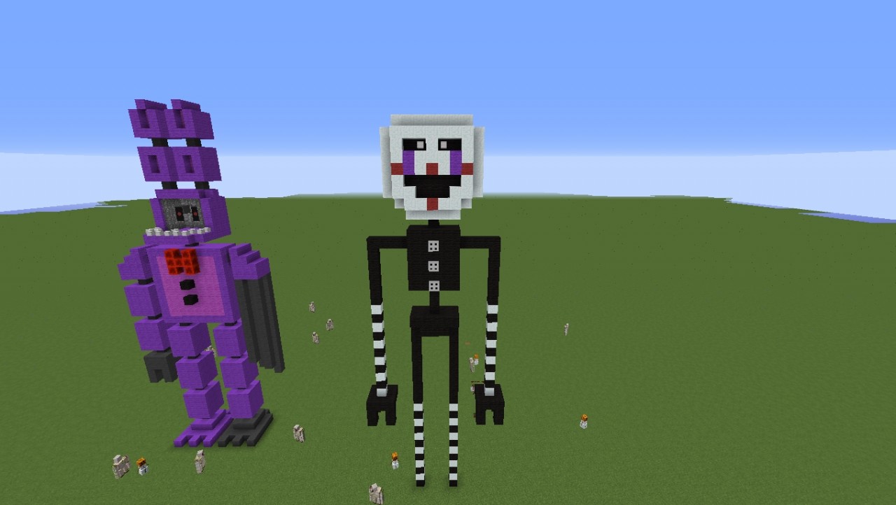 Fnaf Statues P Minecraft Project