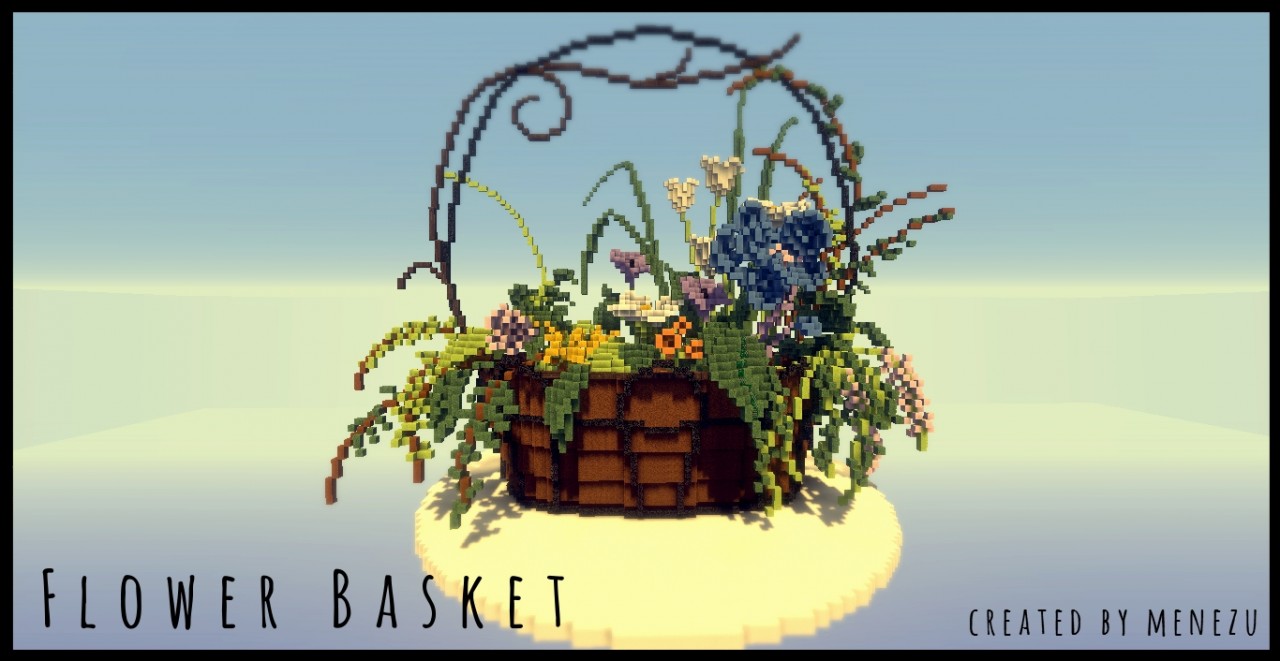 Flower Basket Minecraft Project