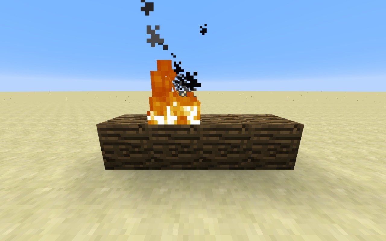 Realistic Wood Burn Vanilla Minecraft Project