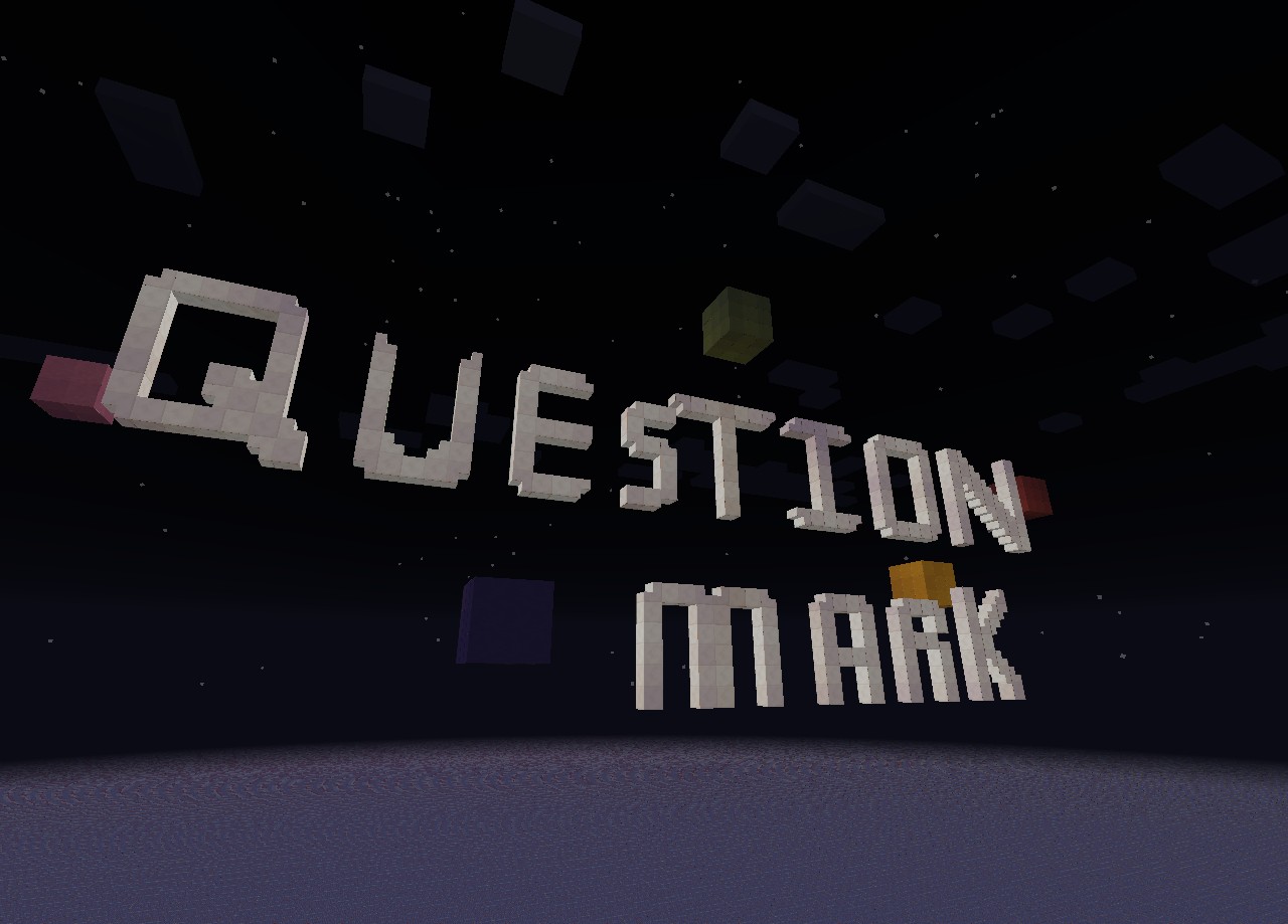 QUESTION MARK (Adventure/quiz map) 1.8.8 Minecraft Project