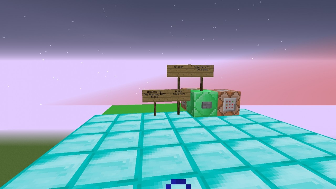 The Burning Block Minecraft Project