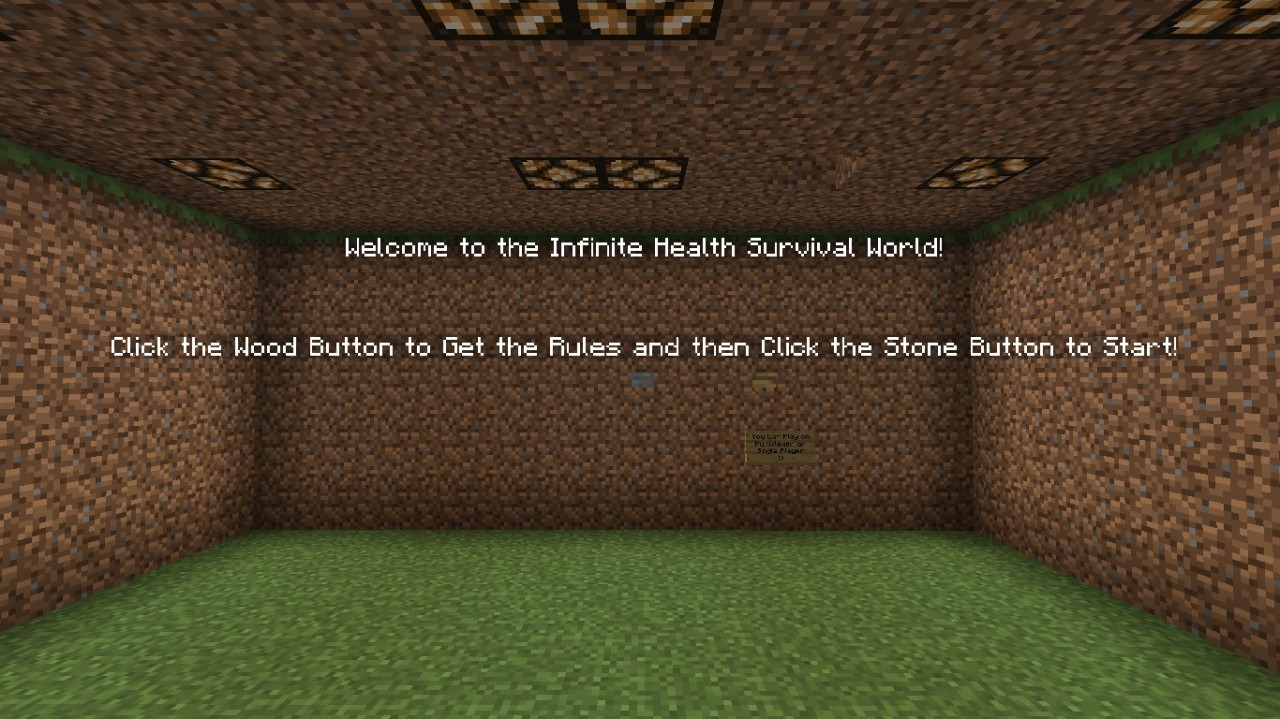 Infinite Health Survival Minecraft Project