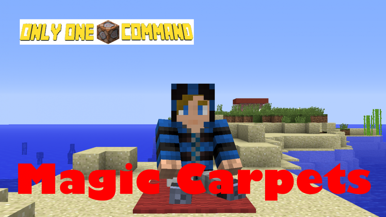 Flying Carpets Only One Command Minecraft Project