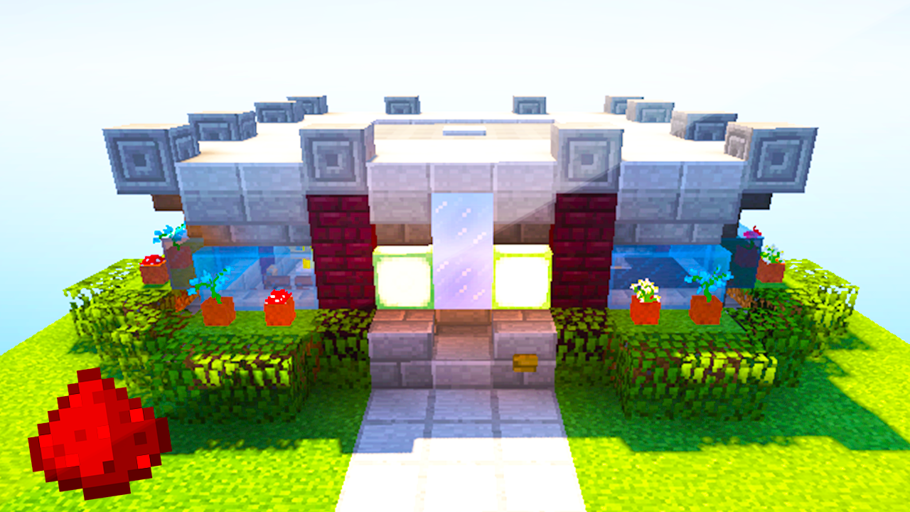 Compact Redstone Piston House In Minecraft 1.10 Minecraft Project