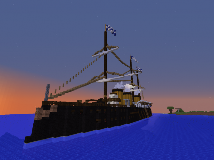 Russian cruiser Zhemchug Minecraft Project
