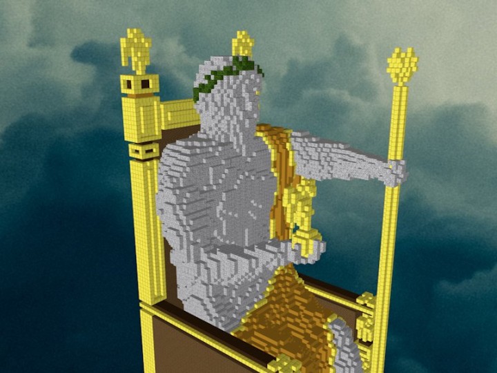 Zeus Statue Minecraft Project