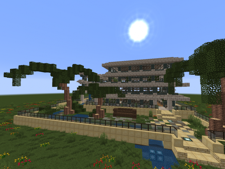 Jungle Mansion [1.10] [SMALL MINECRAFT MANSION[ Minecraft Project