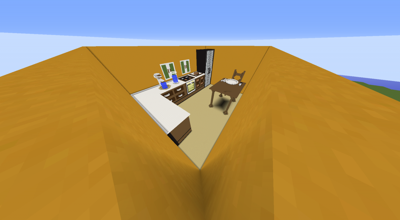 Giant Kitchen Map Minecraft Project