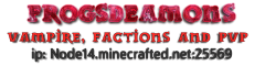 FrogsDaemons Vampire server FrogsDaemons Vampire server