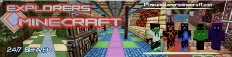 [1.3.2] ExplorersMinecraft 24/7 Server! Create, Survival and PvP