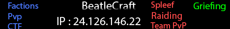 BeatleCraft a 1.2.5 Minecraft Server BeatleCraft a 1.2.5 Minecraft Server