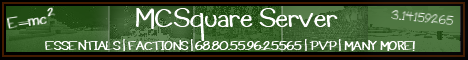 McSquares*[24/7][Factions][HardcorePvP]