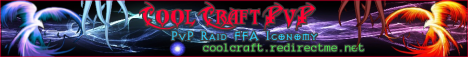 Cool Craft (PvP Raid FFA Mcmmo) JOIN NOW FOR 500 FREE IN- GAME CASH Cool Craft (PvP Raid FFA Mcmmo) JOIN NOW FOR 500 FREE IN- GAME CASH