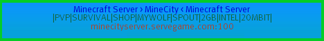 MineCity Survival server