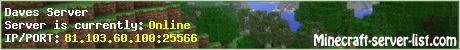 Dave\'s Minecraft Server