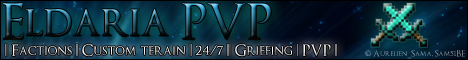 EldariaPVP [1.4.2] - [PvP] - [Factions] - [MCMMO] - [GRIEF] - [HARDCORE]