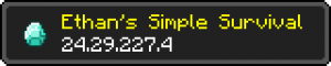 Ethan's Minecraft Ethan's Minecraft