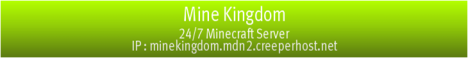 Mine Kingdom - 24/7 Dedicated Tekkit Server Mine Kingdom - 24/7 Dedicated Tekkit Server