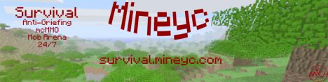 Mineyc Survival 24/7 - mcMMO - Anti-Grief - Custom Biomes Mineyc Survival 24/7 - mcMMO - Anti-Grief - Custom Biomes