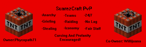 SuarezCraft Anarchy PvP SuarezCraft Anarchy PvP