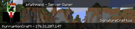 ~KurruptionCraft [24/7] [HungerGames] [Factions] [Survival] [Creative] [PVP]