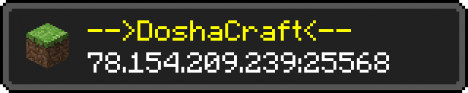 DoshaCraft 1.3.2 Server!! Efficient Server!! (NEED STAFF) DoshaCraft 1.3.2 Server!! Efficient Server!! (NEED STAFF)