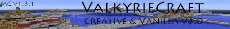 ValkyrieCraft [Creative2.0 & RPG Survival] 1000+ Open Plots!