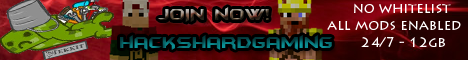♛HackShardGaming♛A Tekkit Server!♛32GB♛100SLOTS♛