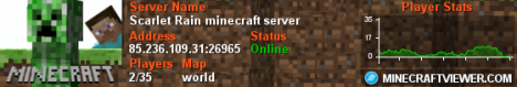 Scarlet Rain minecraft server Scarlet Rain minecraft server