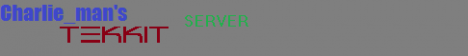 Charlie_man\'s tekkit server