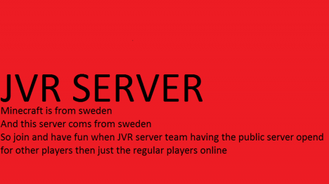 JVR server