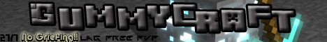 Gummycraft 2.0 factions/pvp/247/teamspeak :D