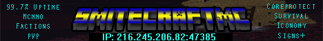 ===SmitecraftMC=== Turning Tides [Survival/PVP] [40+Plugins]