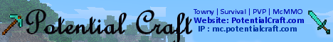 PotentialCraft - Towny (1.5) PotentialCraft - Towny (1.5)