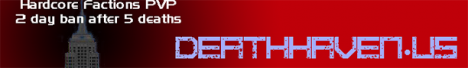 DeathHaven Hardcore Factions PvP Server DeathHaven Hardcore Factions PvP Server