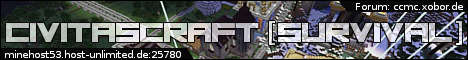 Civitascraft [1.6.4 - Towny - Survival - Largebiomes]