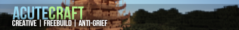 AcuteCraft - Creative Ranking Server AcuteCraft - Creative Ranking Server