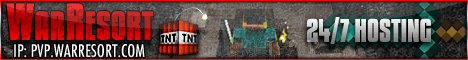 |1.4.7 War Resort! | PVP | FACTIONS | CUSTOM PLUGINS | VOTIFIER |