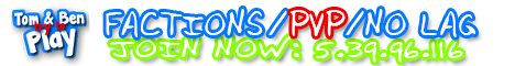 TomAndBenPlay's Official Minecraft Server