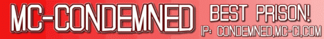 MC-Condemned | A Minecraft Prison Server MC-Condemned | A Minecraft Prison Server