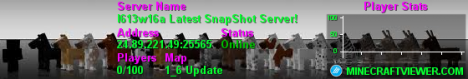 MInecraft 13w17a SnapShot Server! MInecraft 13w17a SnapShot Server!